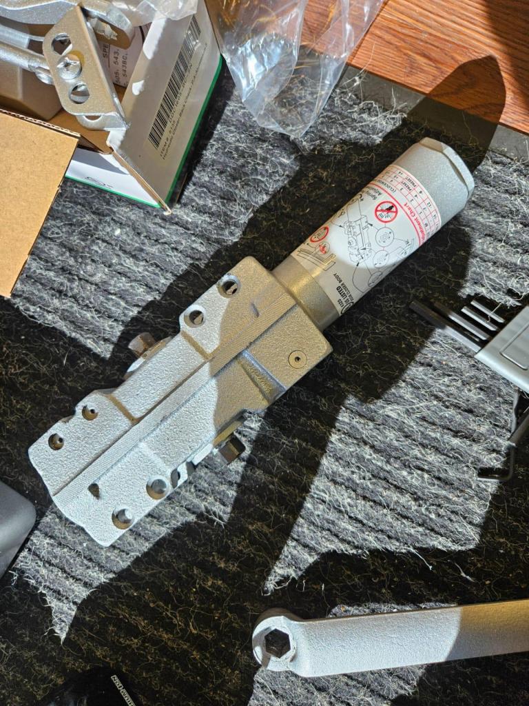 Steps involved in the lock installation process